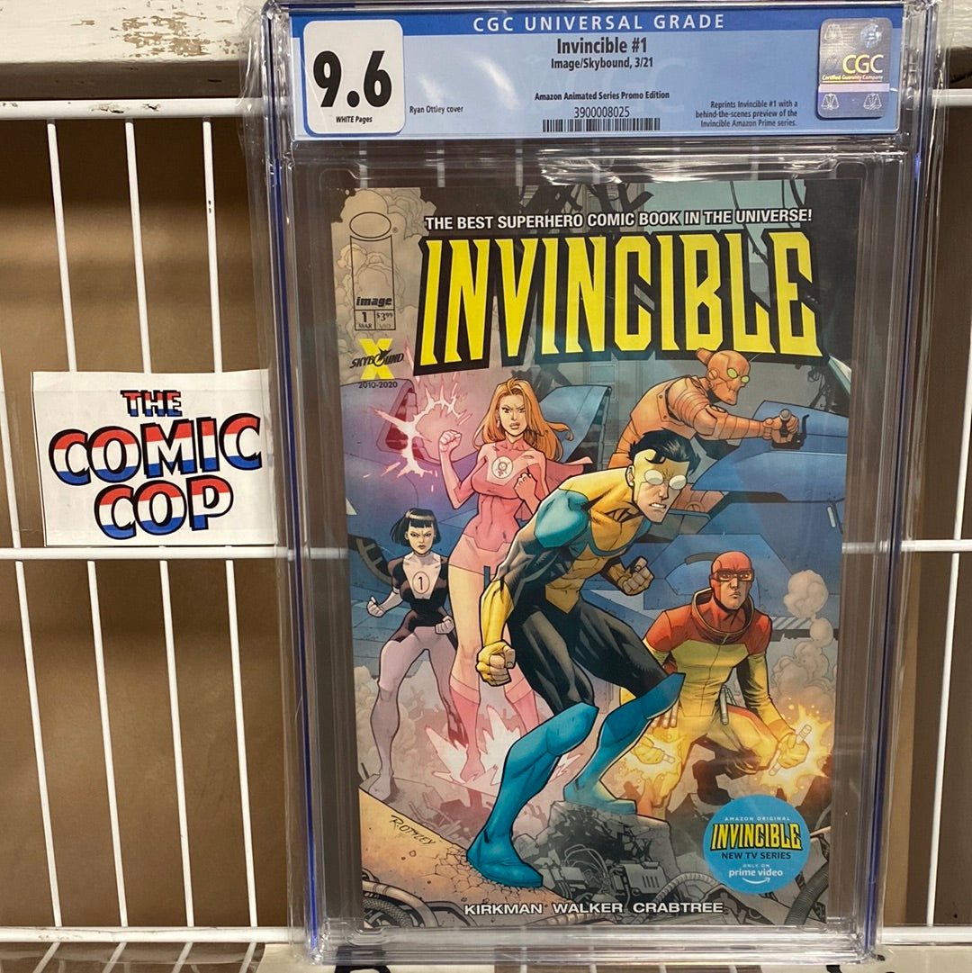 Invincible #1 CGC 9.6  Animated Series Promo Edition